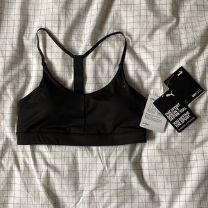 Puma Black Strappy Sports Bra